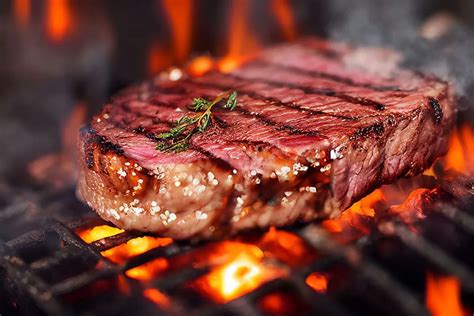 Tematska fotografija: pečen steak na žaru