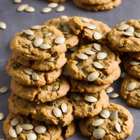 Photo of savory gluten-free pumpkin seed cookies