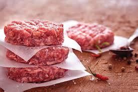 Sveža goveja mleta, primerna za burgerje