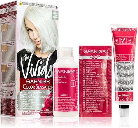 Infografika: Primerjava sestavin in učinkov v barvah Garnier Color Sensation The Vivids in Garnier Olia