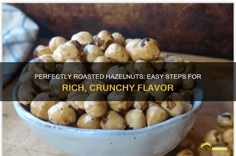 Infographic: Steps for roasting and peeling hazelnuts for spread