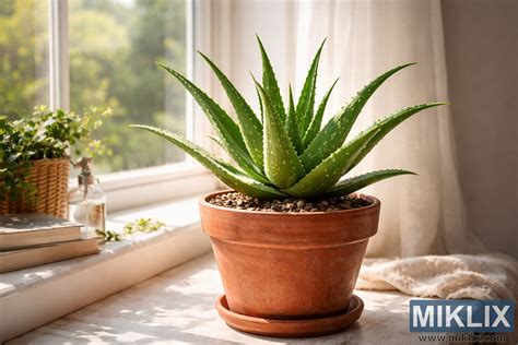 sveža rastlina aloe vere in kozarec medu