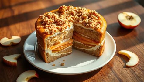 fotografija jabolčno-pudingove torte