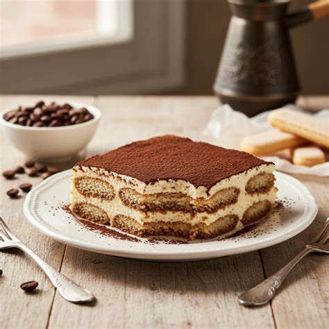 Prikaz sestavin za tiramisu