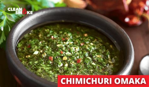 Argentinska omaka chimichurri z zelišči