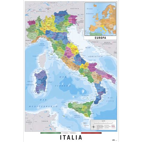 Infografika: zemljevid Italije z označenimi regijami in njihovimi specifičnimi vrstami ciabatte