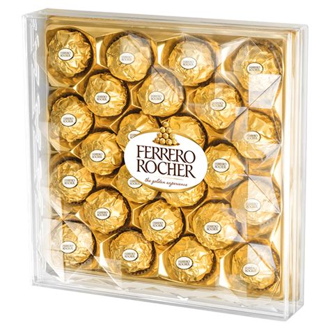 Tematska fotografija Ferrero Rocher kroglic na prodajni polici