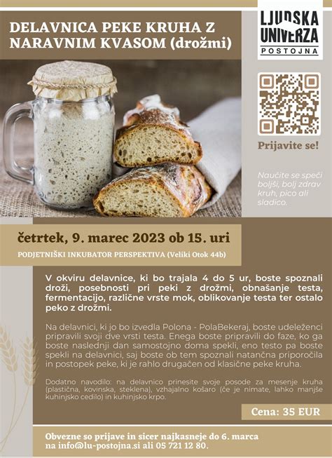 infografika s koraki priprave kruha z uporabo mešanice