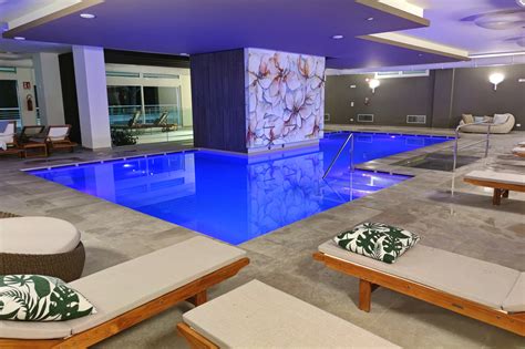Notranjost wellness centra hotela Gospoja z bazenom in savnami