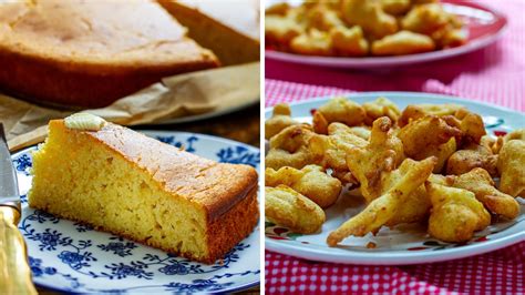 ilustracija različnih vrst koruzne moke