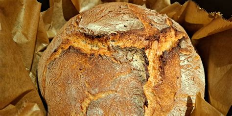 fotografija pečenega koruznega kruha s hrustljavo skorjo