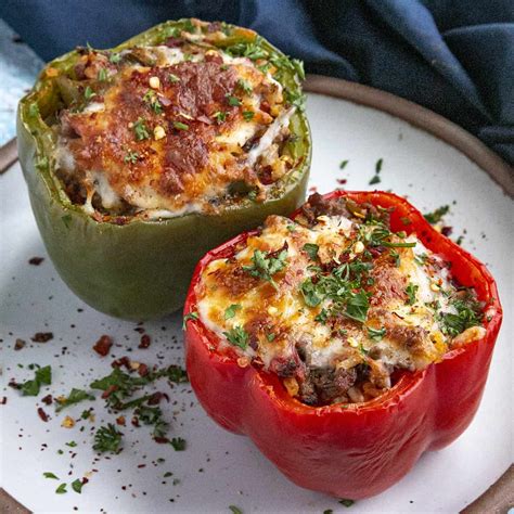 Thematic photo of stuffed peppers