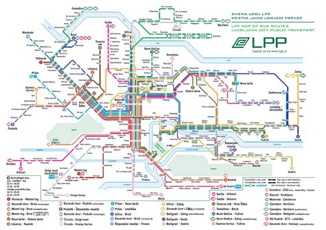 Zemljevid lokacije Potniškega centra LPP na Slovenski cesti 56 v Ljubljani