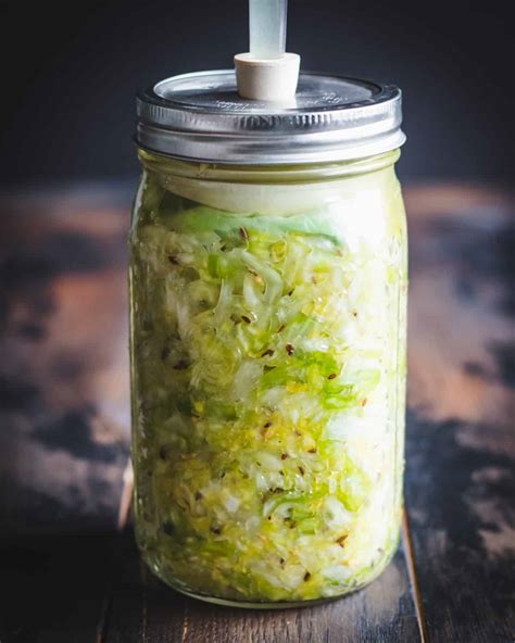 Thematic photo of fermented cabbage in a container