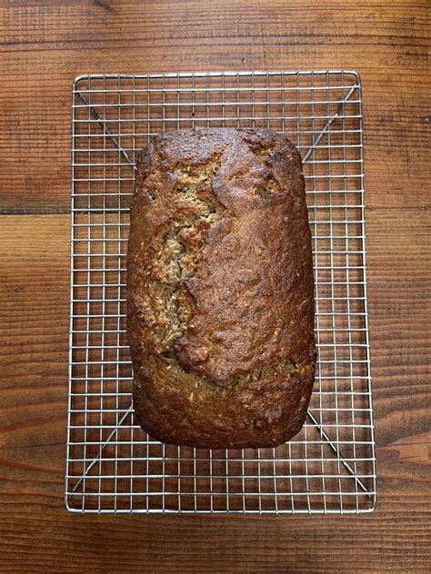Thematic photo of a simple two-ingredient bread cooling on a wire rack