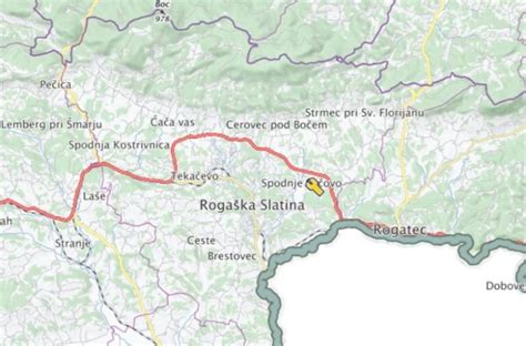 Zemljevid lokacije Vile Demetrovič v Rogaški Slatini