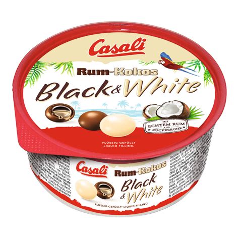 Fotografija Casali Rum-Kokos Black & White čokoladnih kroglic