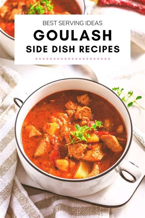 Serving suggestion: bread dumplings with goulash and a side salad