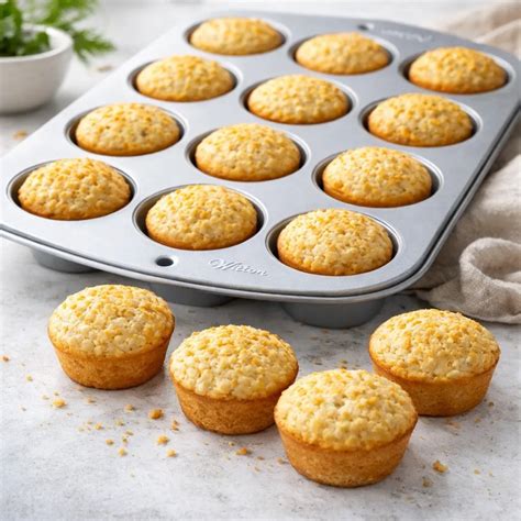 pečeni pomarančni muffini v košaricah na pekaču