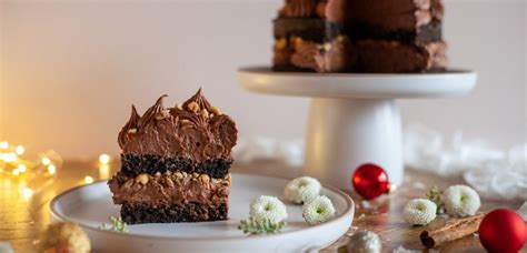 Priprava nougat kreme za božično torto