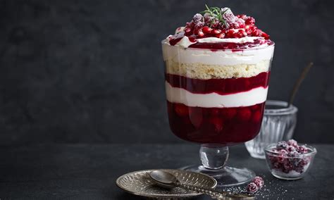 Božični trifle v kozarcu