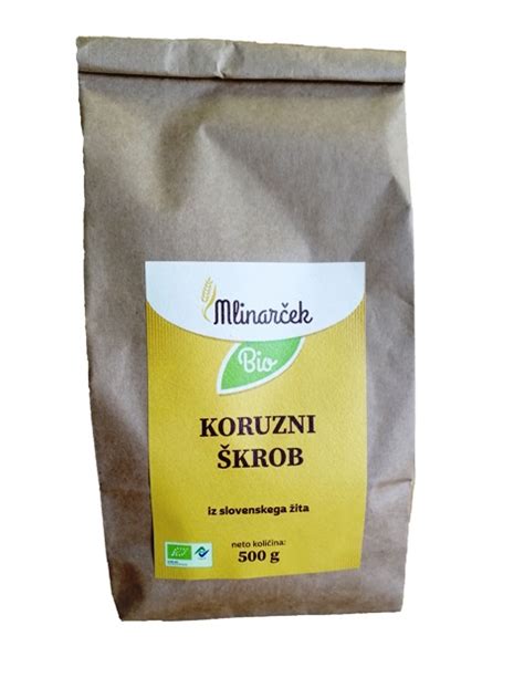 Prikaz sestavin za domač puding: koruzni škrob, mleko in naravne začimbe.