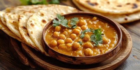 Variety of dishes served with naan bread