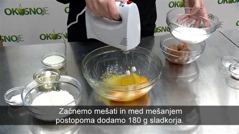Infografika: Fazna priprava biskvita za torto