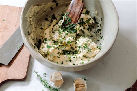 Photo of herb butter in a small bowl