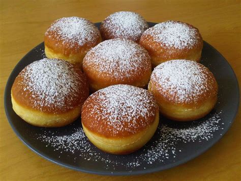Thematic photo of traditional Slovenian doughnuts (krofi)