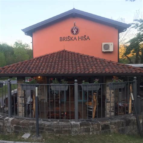 Mapa lokacije restavracije Briška Hiša