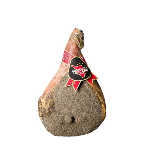 Toskanski pršut v popru, marmorirana tekstura