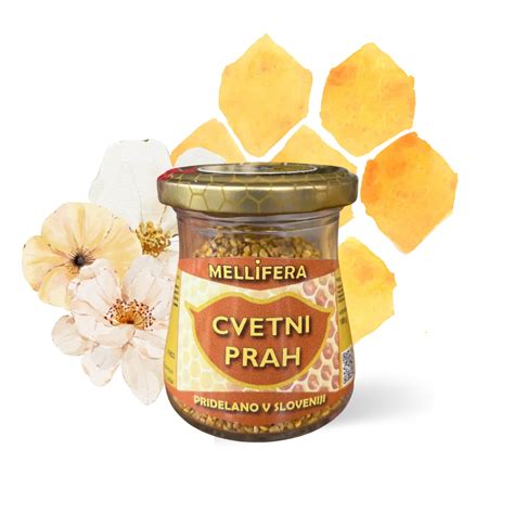 sestavine za čebeljo pogačo - mlet sladkor, cvetni prah, med