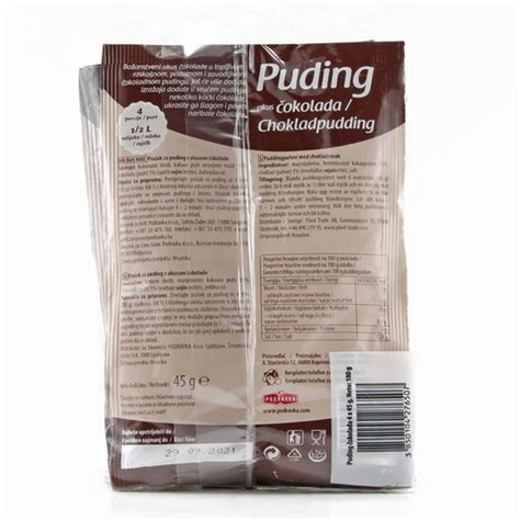 različni posipi za puding (sadje, čokolada, oreščki)