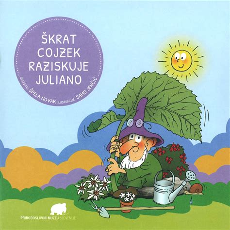 ilustracija junaka Alberta, ki raziskuje naravo