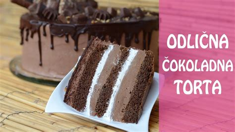 slika čokoladne torte Čokoladni san, lepo okrašene