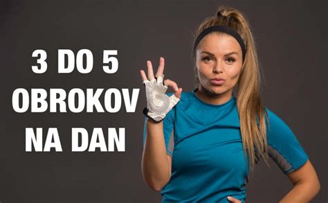 fotografija pripravljenih petih obrokov na dan