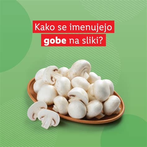 Sveži beli šampinjoni na tržnici
