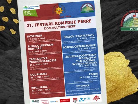 Plakat 22. Festivala komedije Pekre