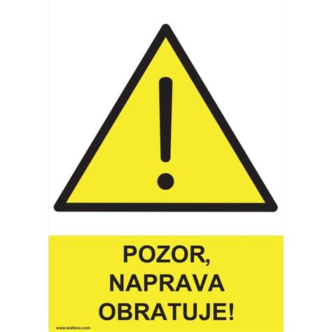 opozorilni znak za odpoklic izdelka