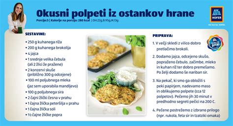 prikaz pravilnega hlajenja in shranjevanja ostankov hrane