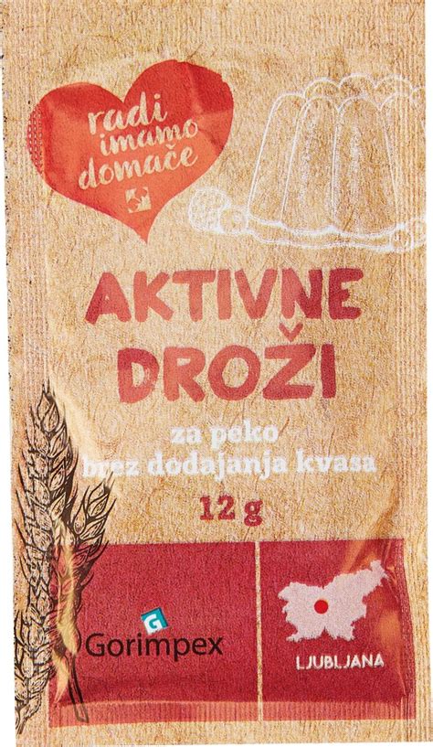 Aktivne droži v steklenem kozarcu