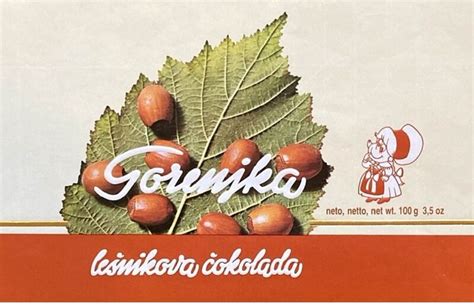 Retro ovitki čokolade Gorenjka