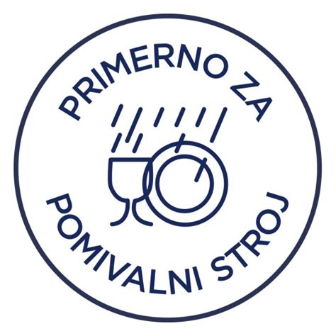 Infografika: Simbol za pomivanje v pomivalnem stroju z vodnim curkom in številko ciklov pomivanja