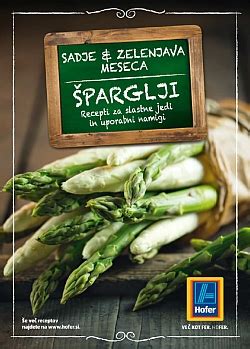 sveža zelenjava in sadje na Hofer polici