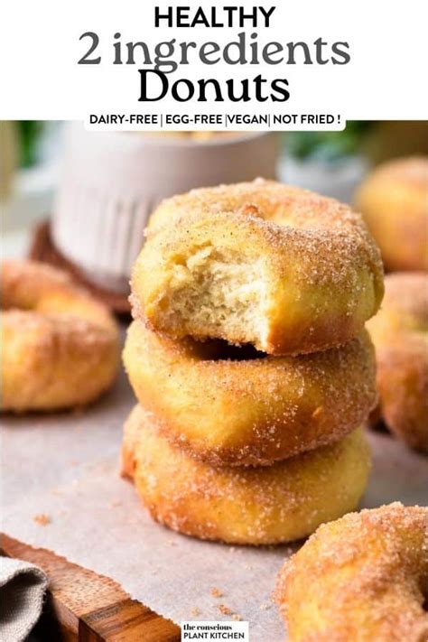 Infographic showing the ingredients for donuts.