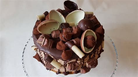 Sestavljanje plasti čokoladne torte