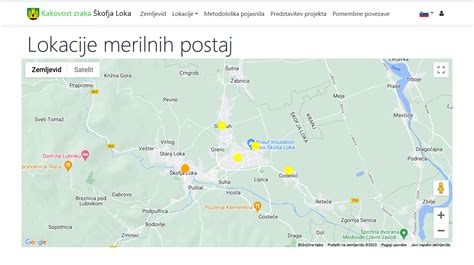 Zemljevid lokacije Sv. Duh 140 v Škofji Loki, kjer je nekoč delovala Picerija Oliva.