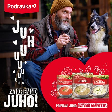 različne vrste Podravka juh