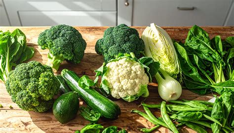 Ilustracija različnih vrst zelenjave in kaš, primernih za pse.